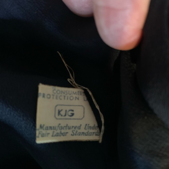 1940s/50s Vintage Tailored Wsist Jacket, Navy Blue, size small - Picture 4 of 6